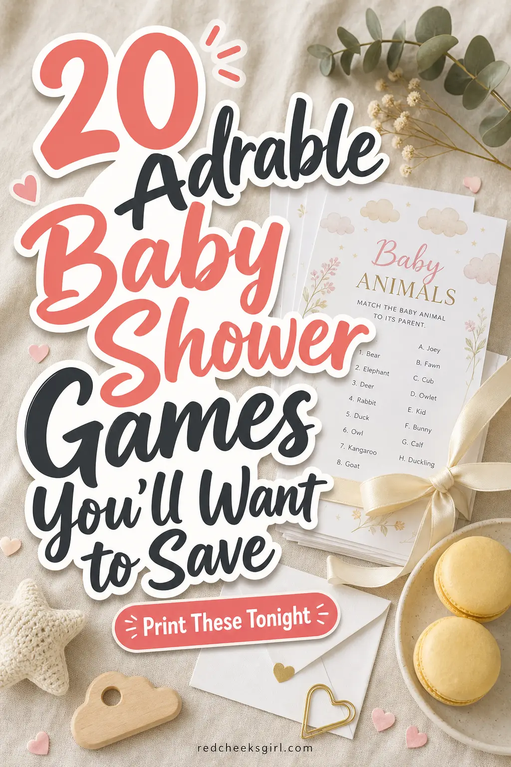20 Adorable Baby Shower Games You'll Want to Save