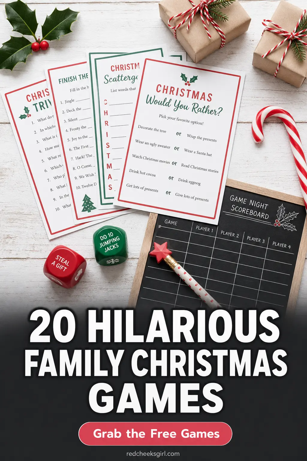 20 Hilarious Family Christmas Games