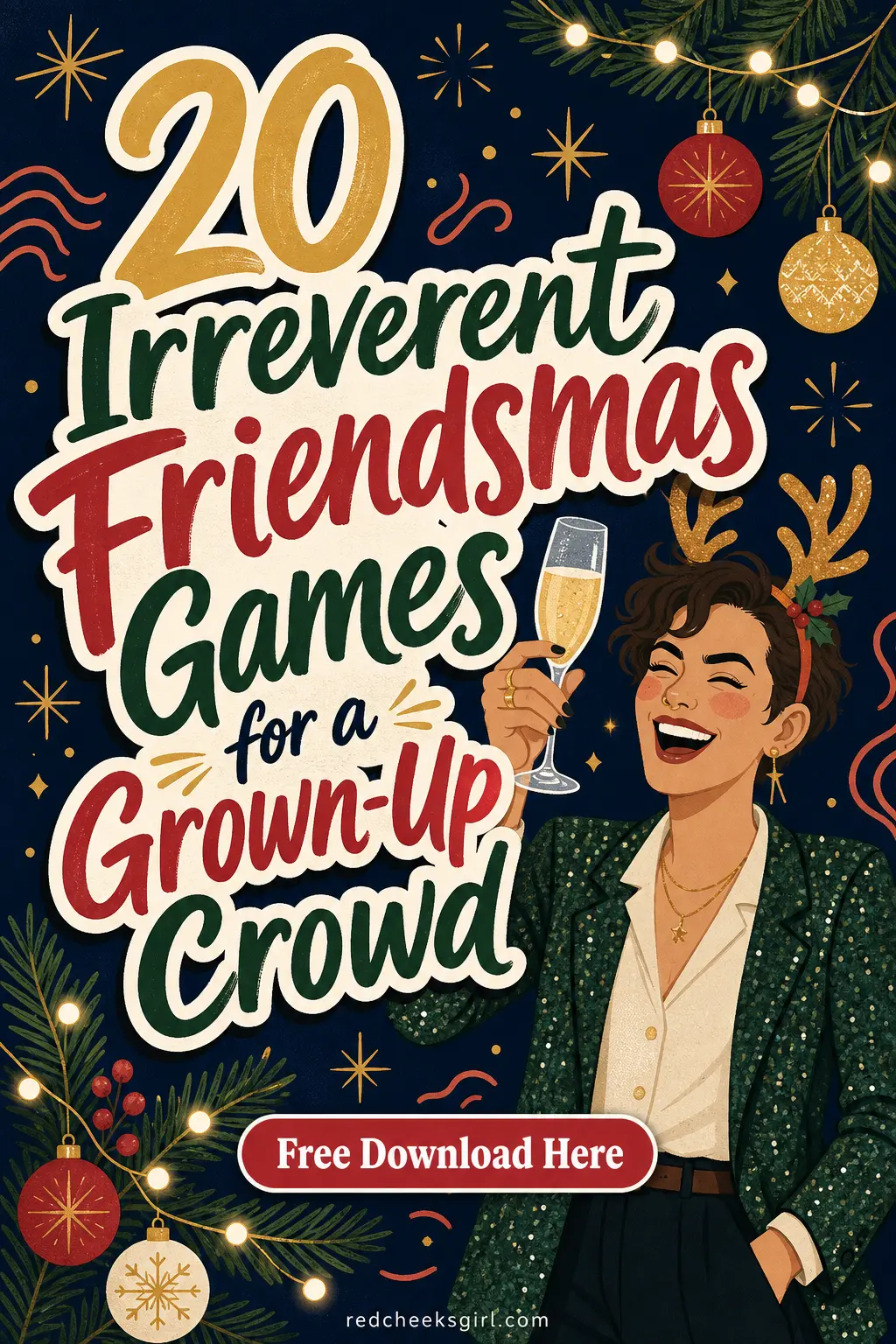 20 Irreverent Friendsmas Games for a Grown-Up Crowd