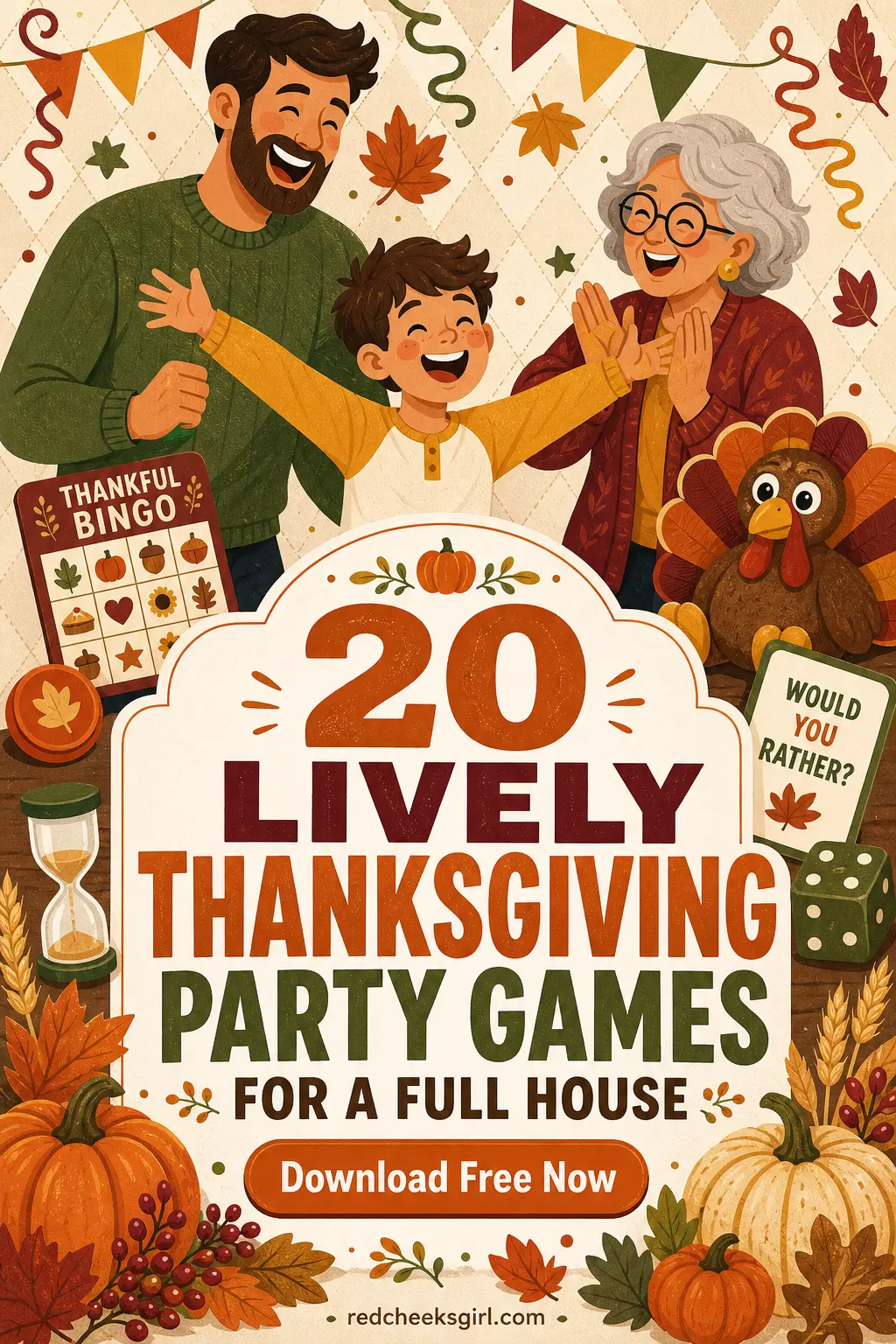 20 Lively Thanksgiving Party Games for a Full House
