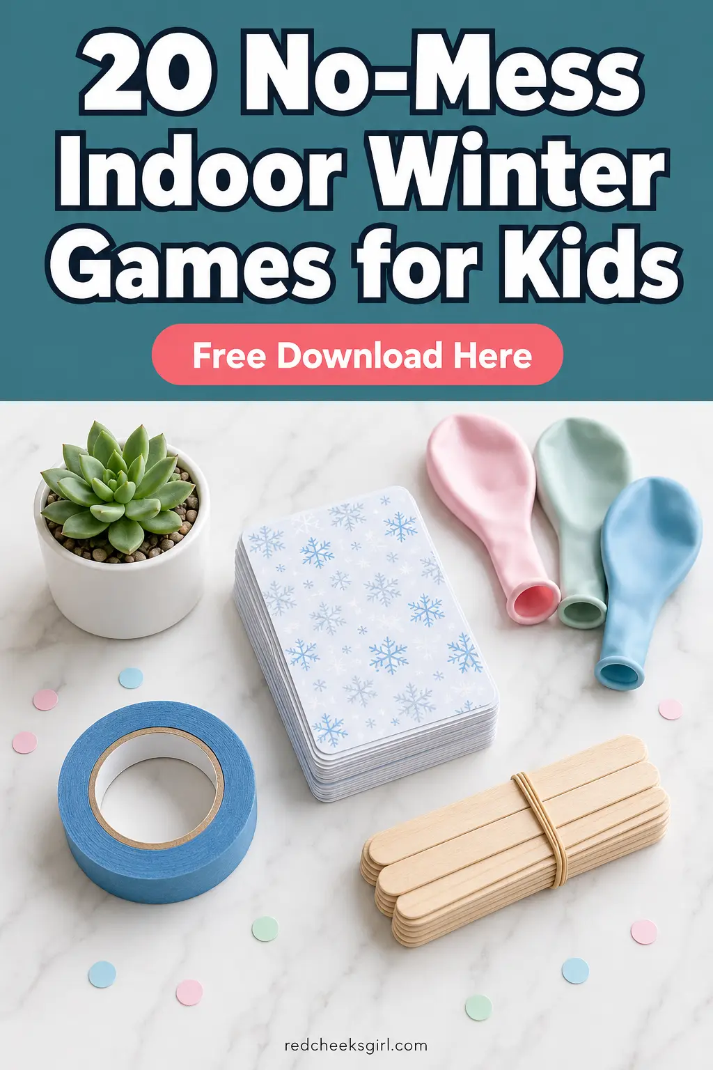 20 No-Mess Indoor Winter Games for Kids