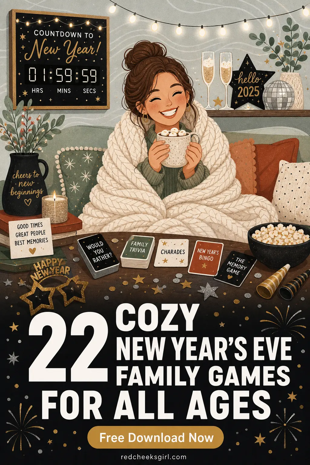 22 Cozy New Year's Eve Family Games for All Ages