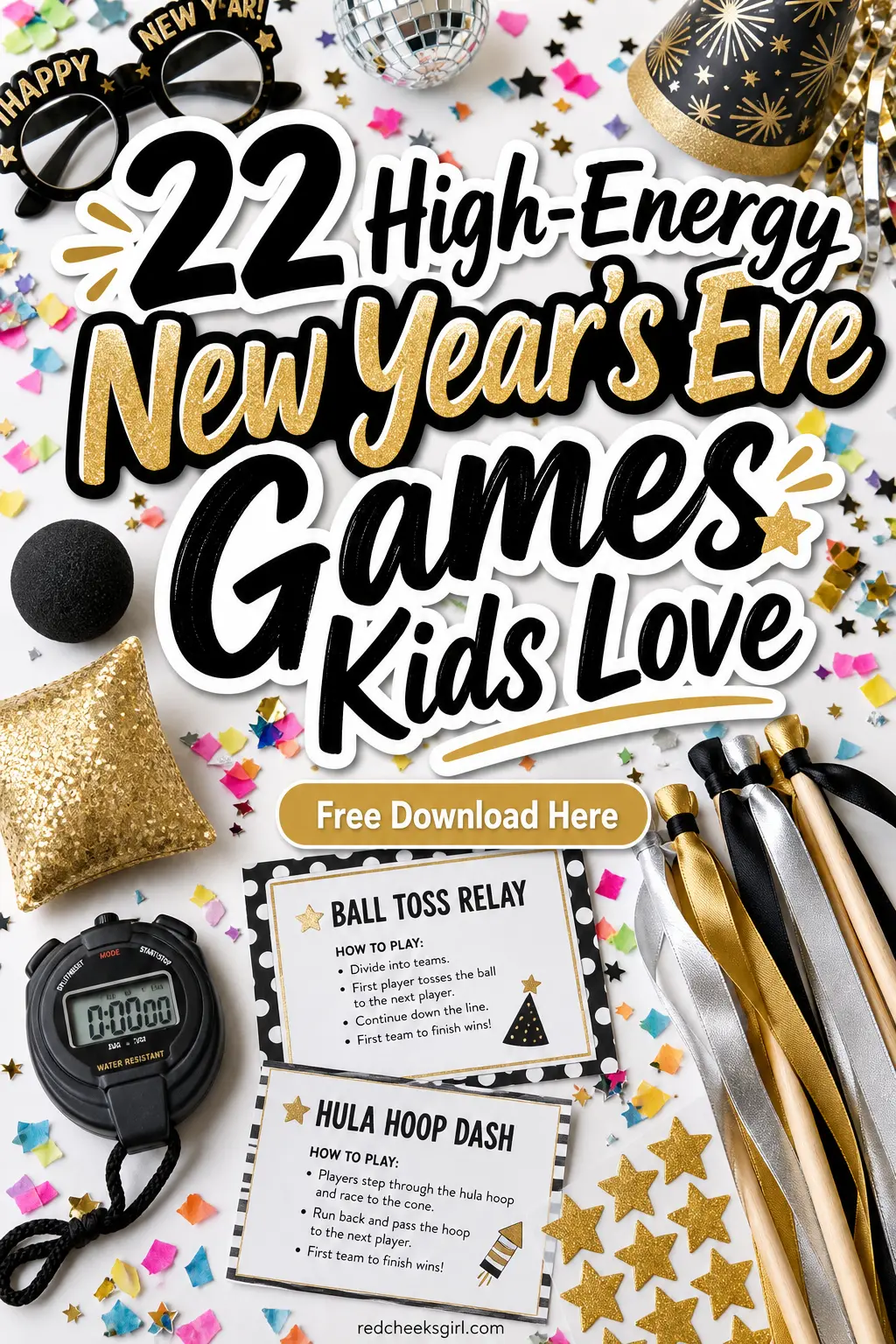 22 High-Energy New Year's Eve Games Kids Love