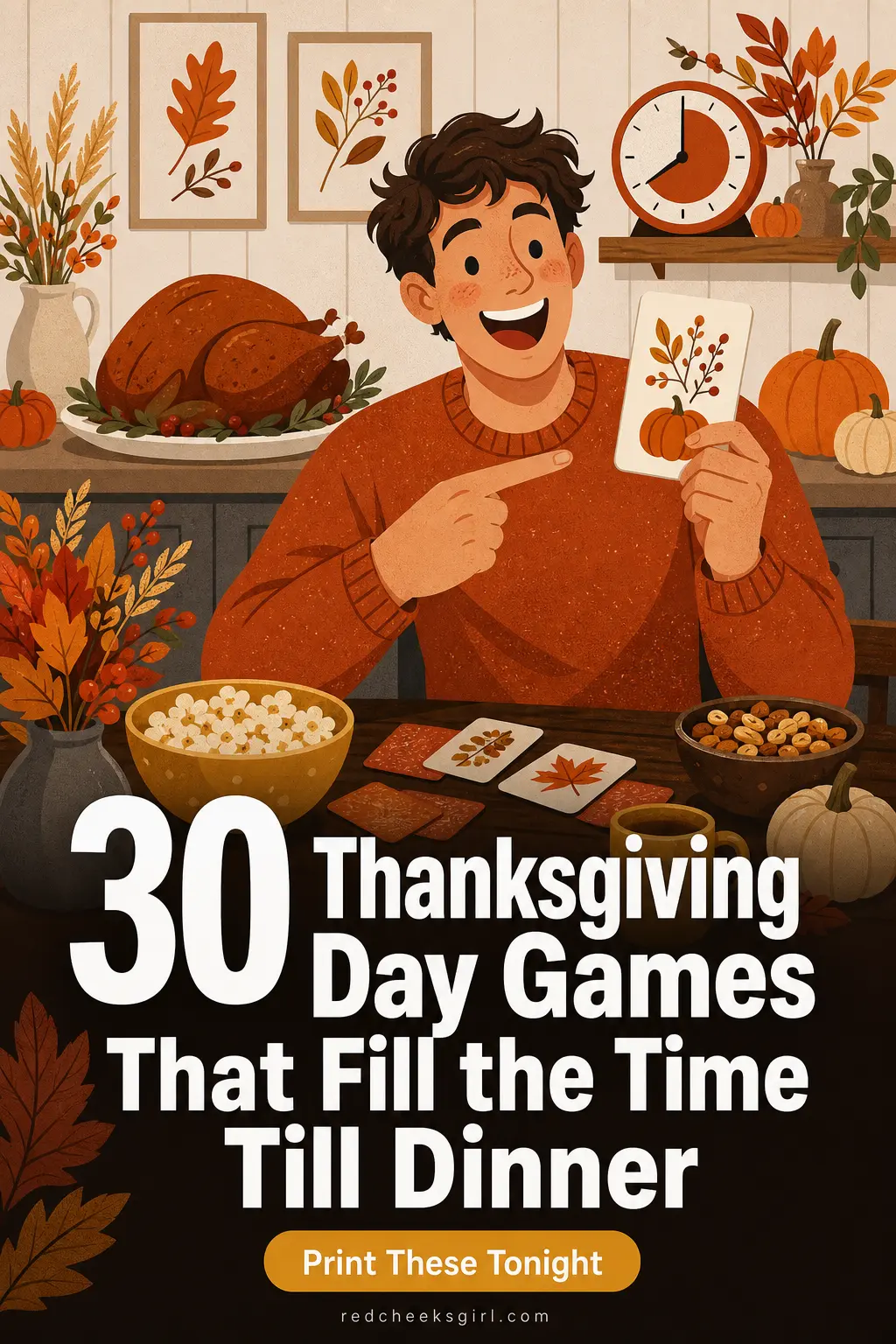 30 Thanksgiving Day Games That Fill the Time Till Dinner