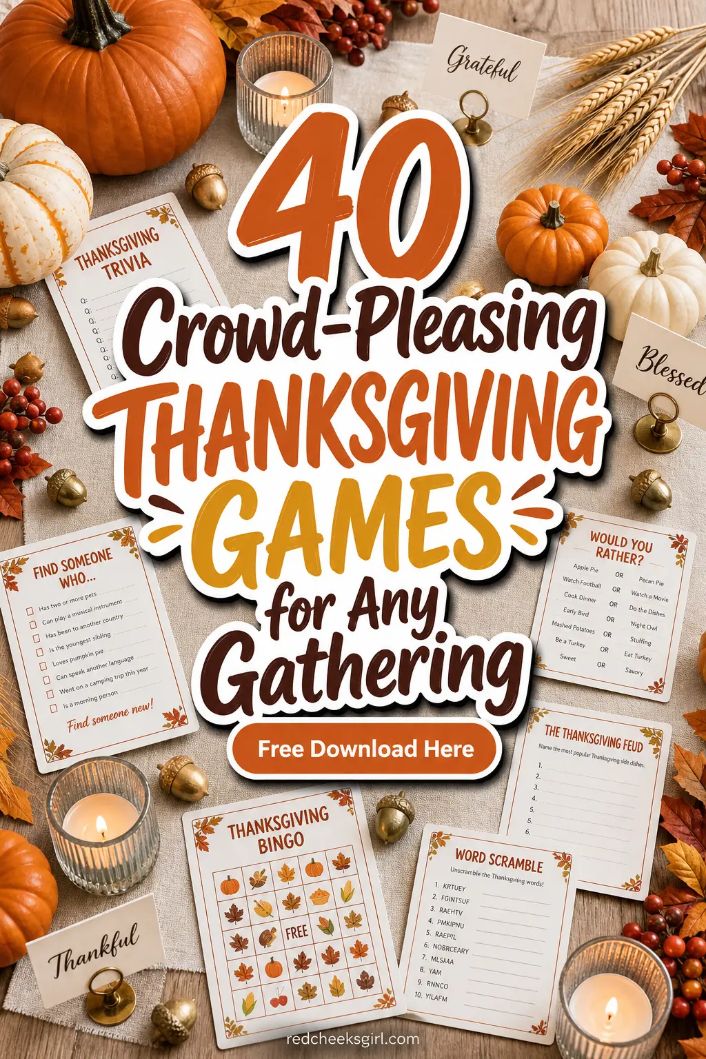 40 Crowd-Pleasing Thanksgiving Games for Any Gathering