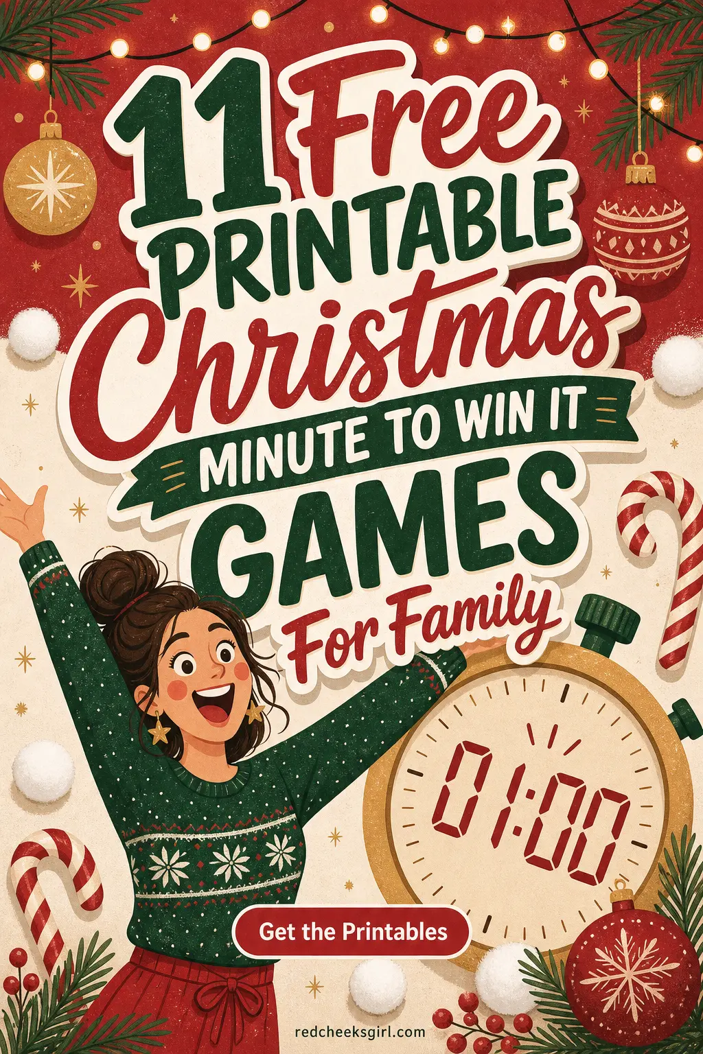 11 Free Printable Christmas Minute To Win It Games For Family