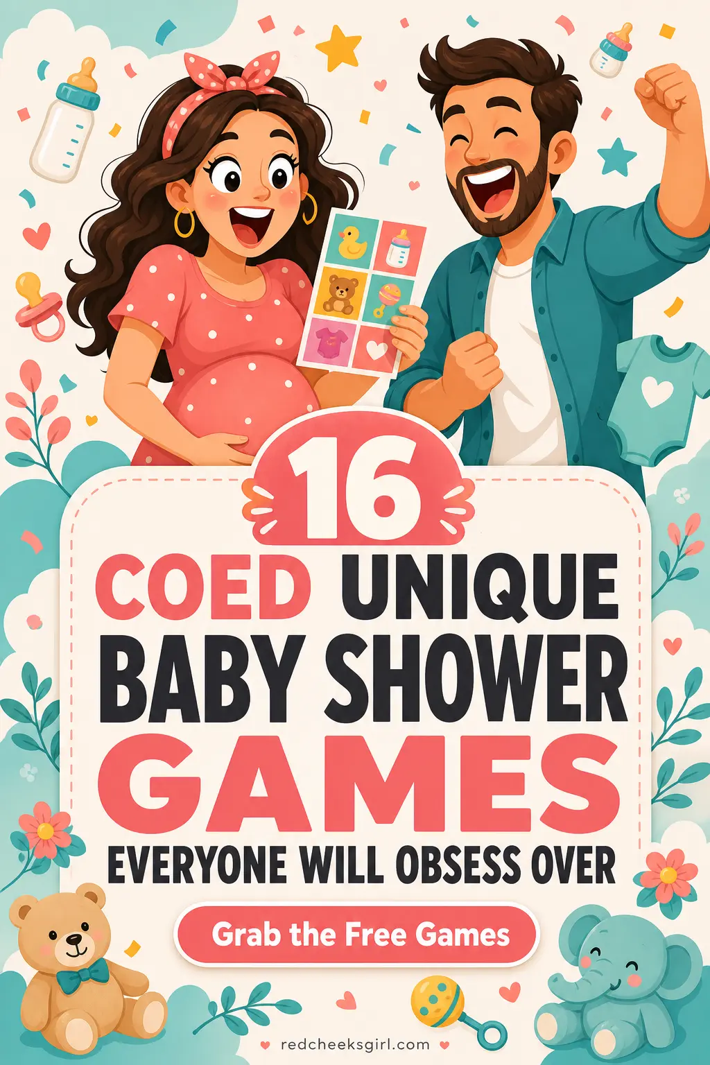 16 Coed Unique Baby Shower Games Everyone Will Obsess Over