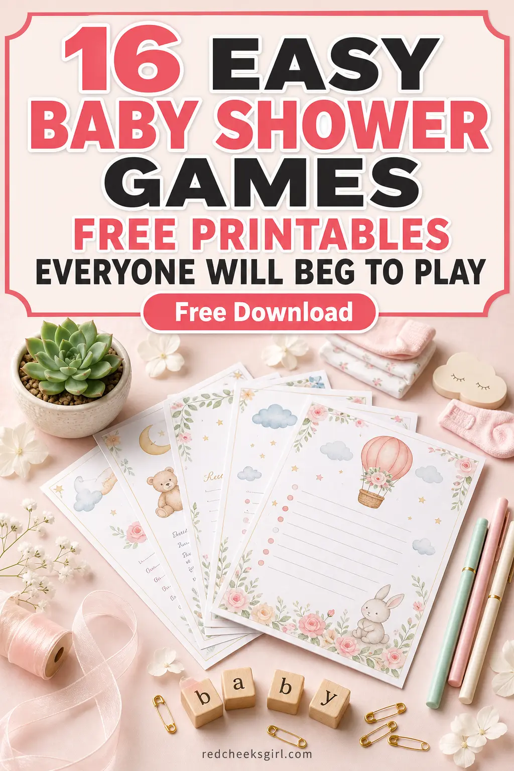 16 Easy Baby Shower Games Free Printables Everyone Will Beg to Play