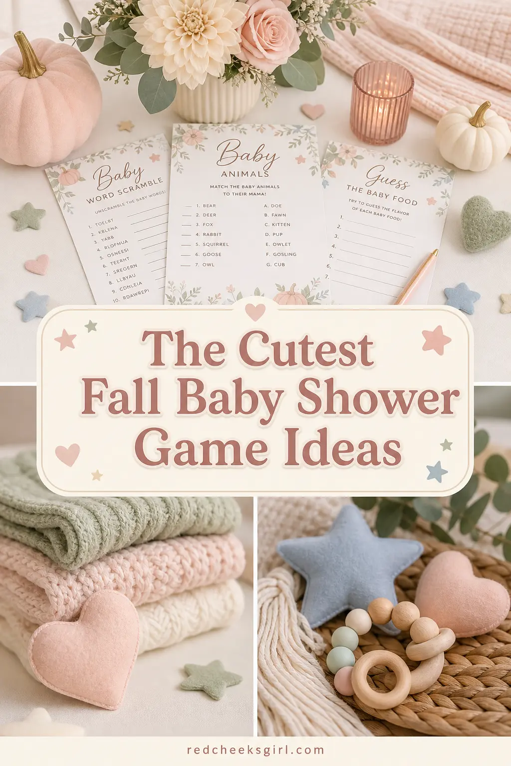 The Cutest Fall Baby Shower Game Ideas