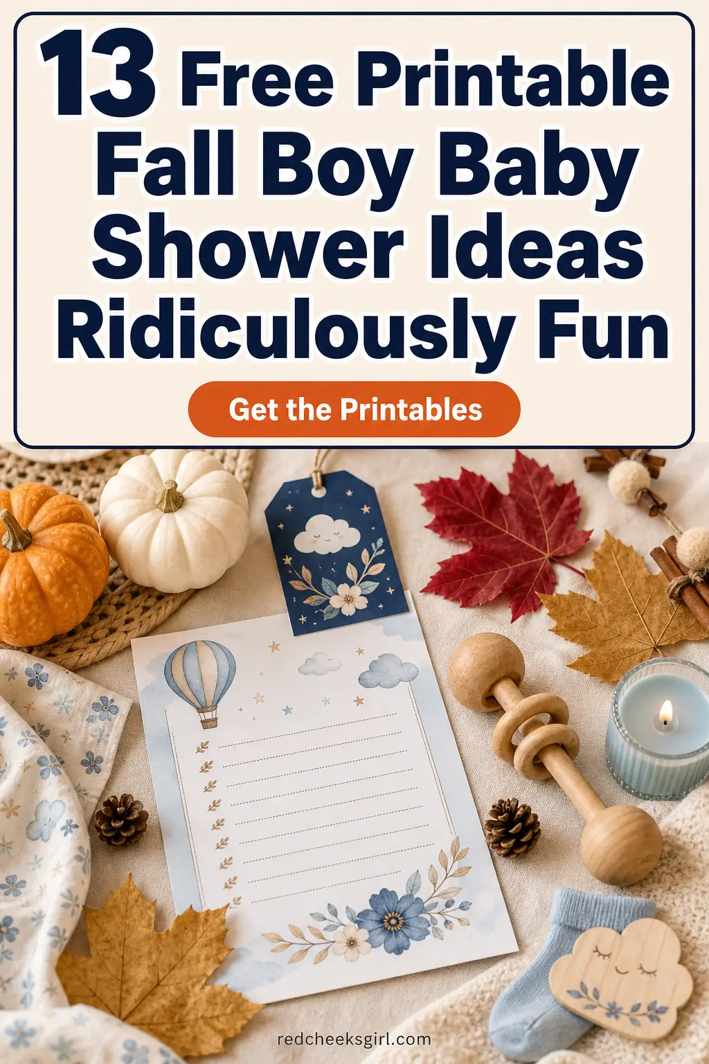 13 Free Printable Fall Boy Baby Shower Ideas Ridiculously Fun