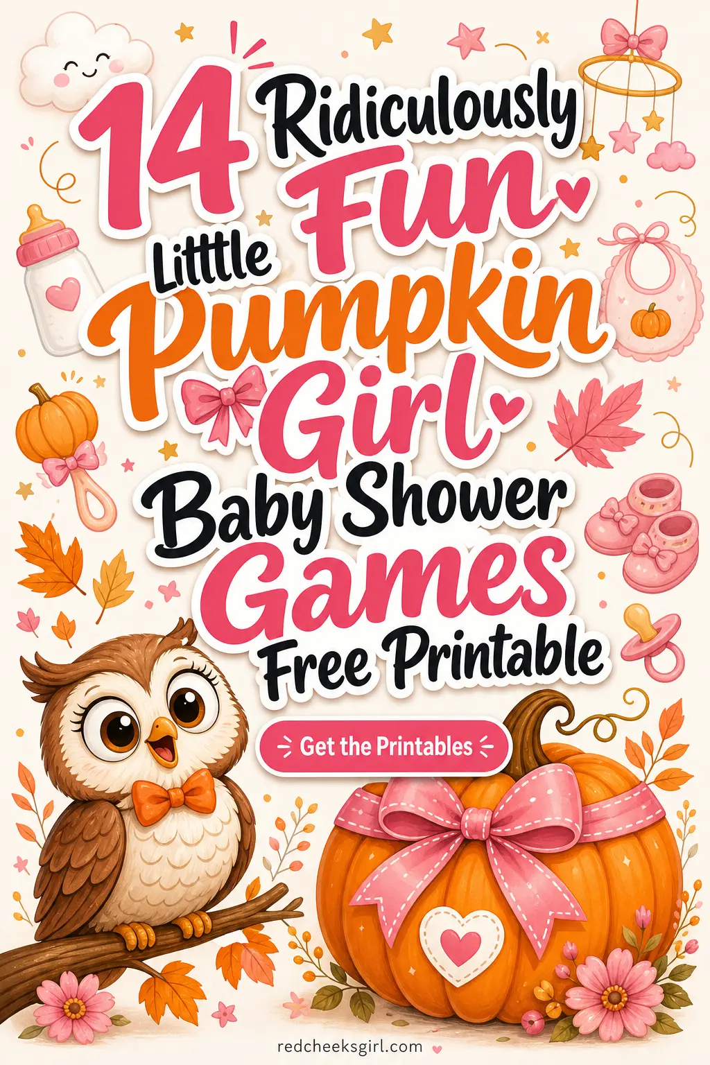 These 14 little pumpkin girl baby shower games are everything you need to throw a party guests will be talking about for years. Each game is perfectly designed around the beloved little pumpkin theme, making them as cute as they are entertaining for everyone in the room. Click the link to download your free printables and bring the fun to life!