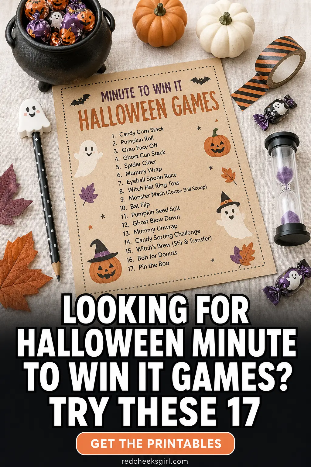 Looking for Halloween Minute to Win It Games? Try These 17