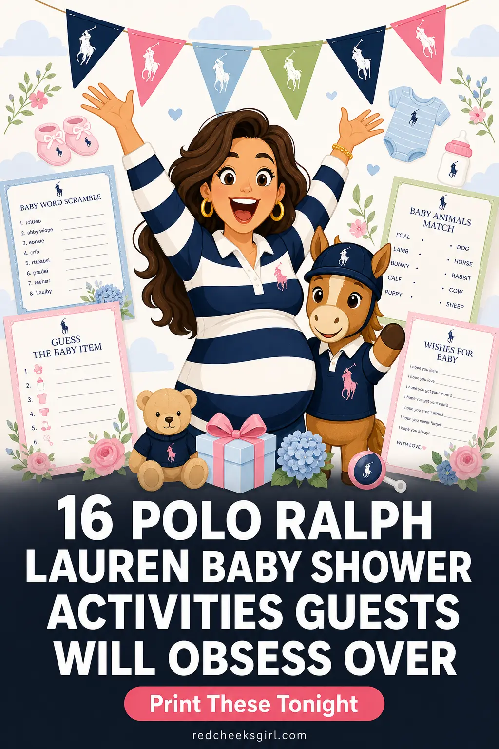 16 Polo Ralph Lauren Baby Shower Activities Guests Will Obsess Over