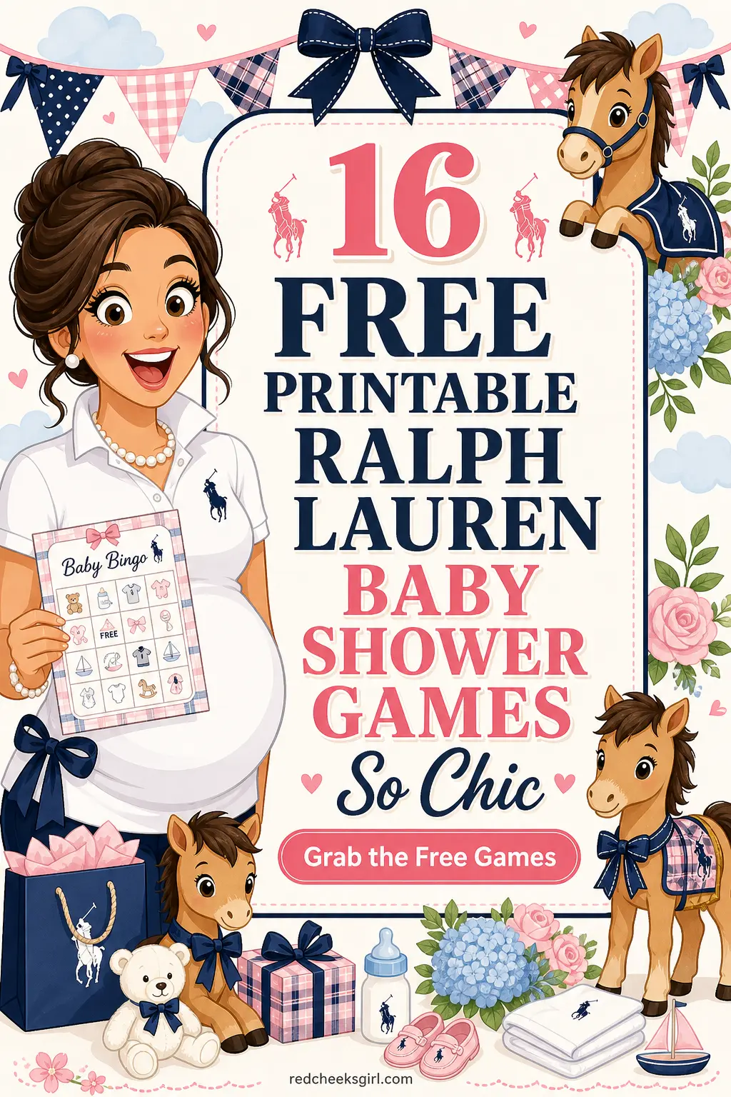 16 Free Printable Ralph Lauren Baby Shower Games So Chic