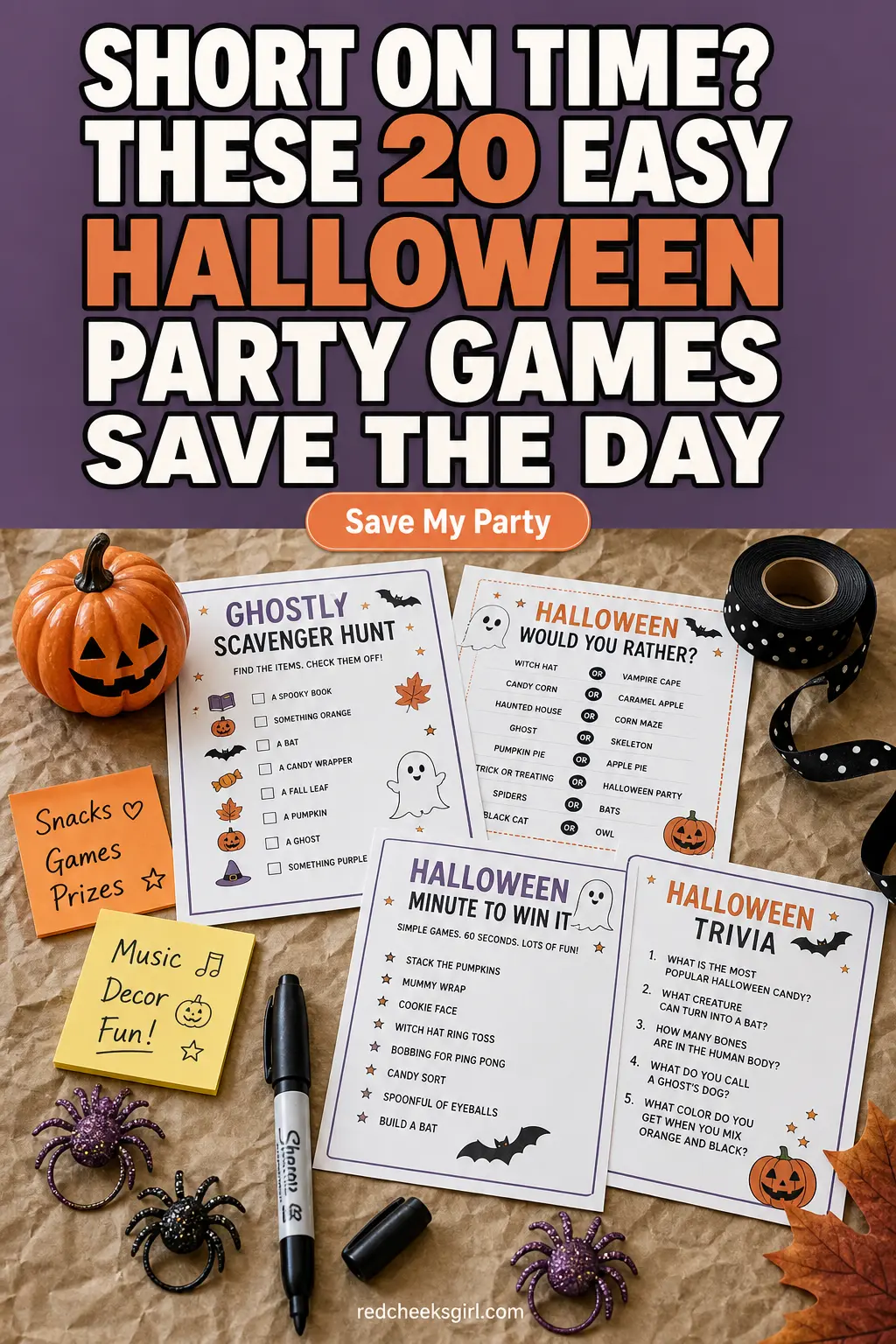 Short on Time? These 20 Easy Halloween Party Games Save the Day