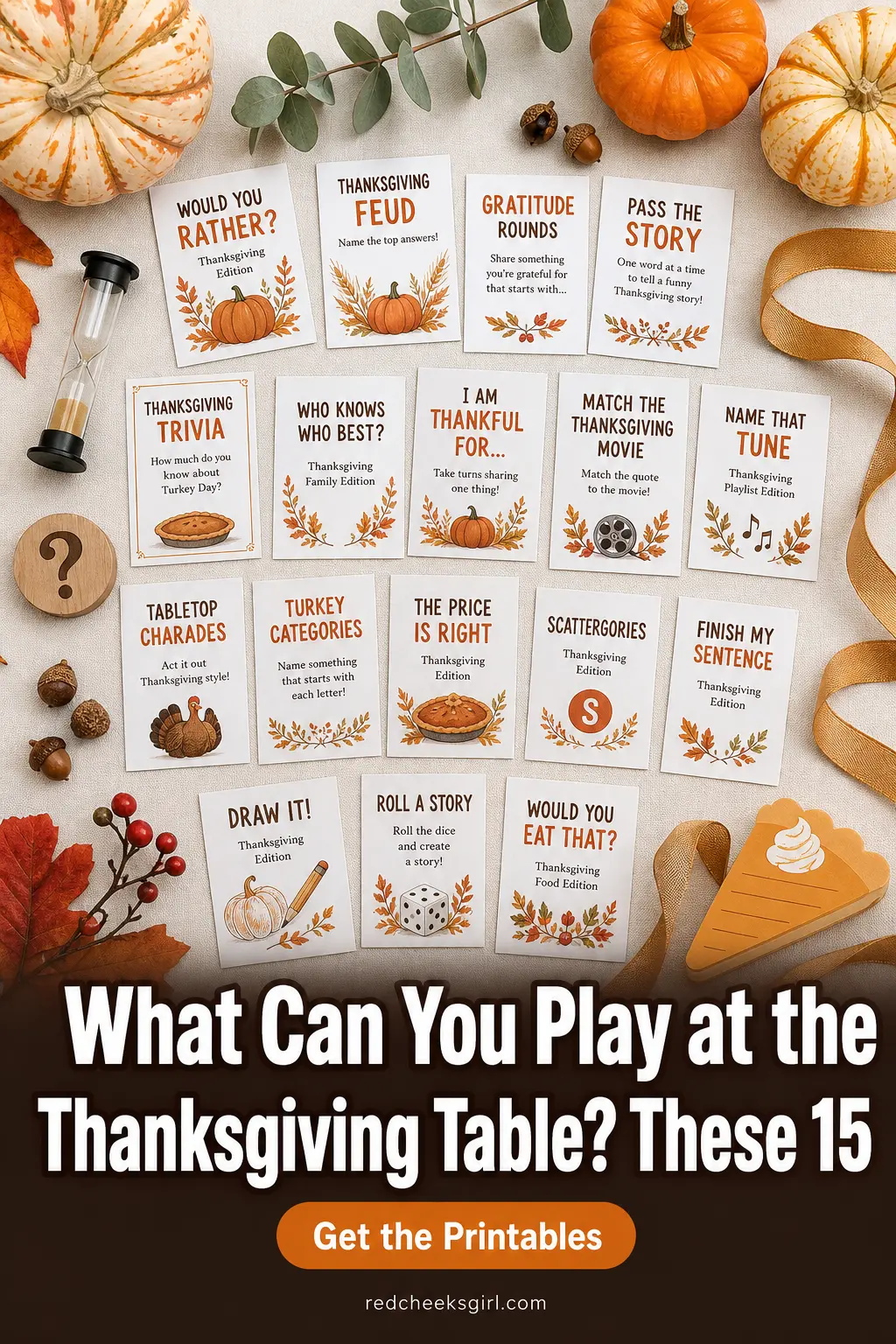 What Can You Play at the Thanksgiving Table? These 15