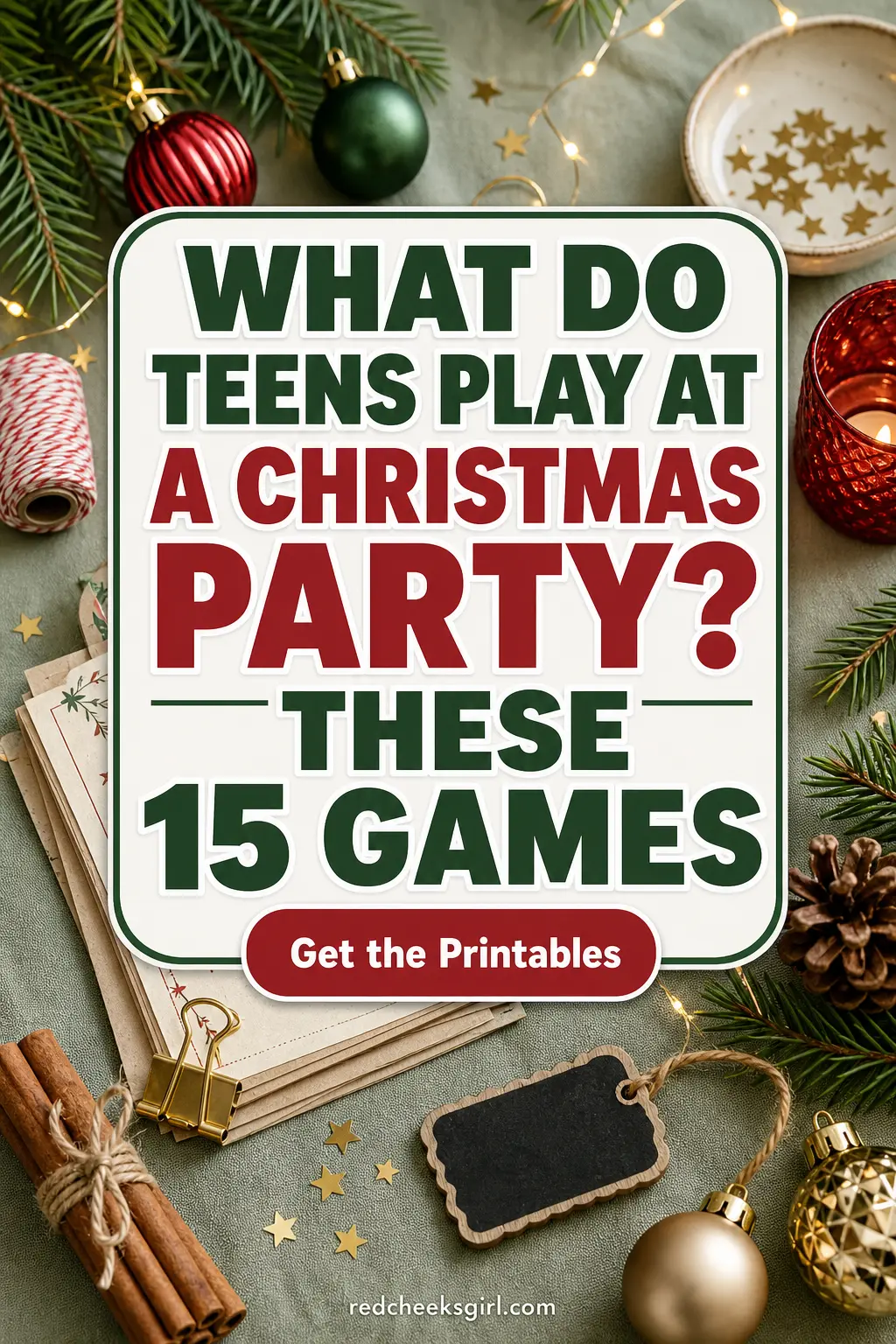 What Do Teens Play at a Christmas Party? These 15 Games