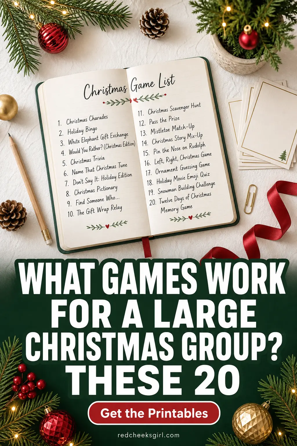 What Games Work for a Large Christmas Group? These 20