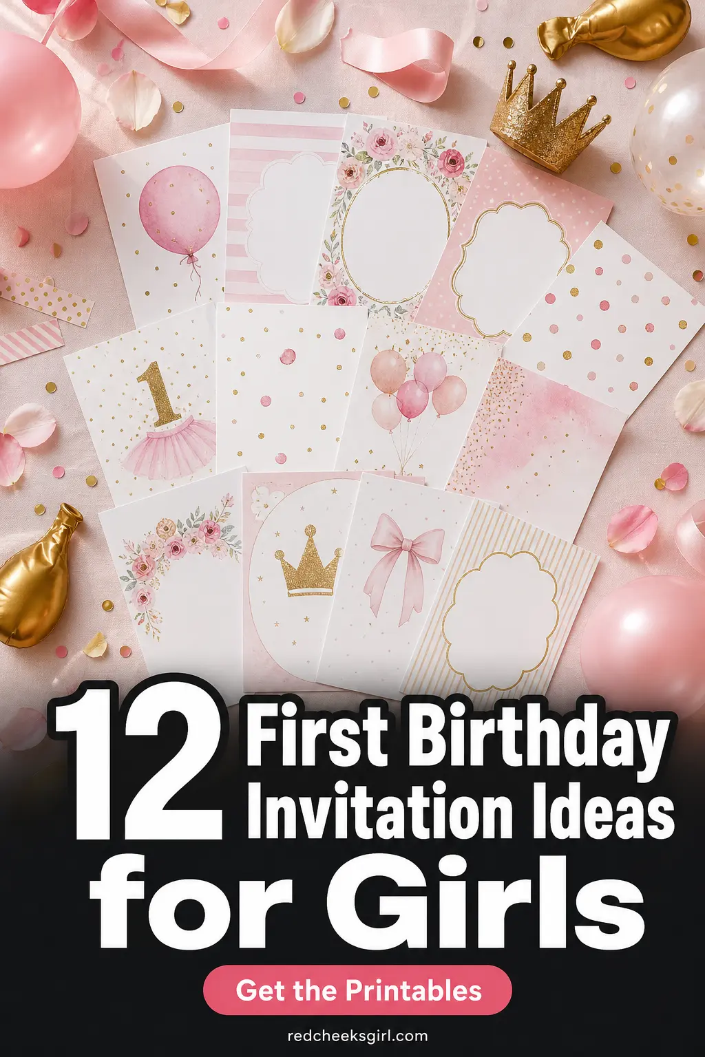12 First Birthday Invitation Ideas for Girls