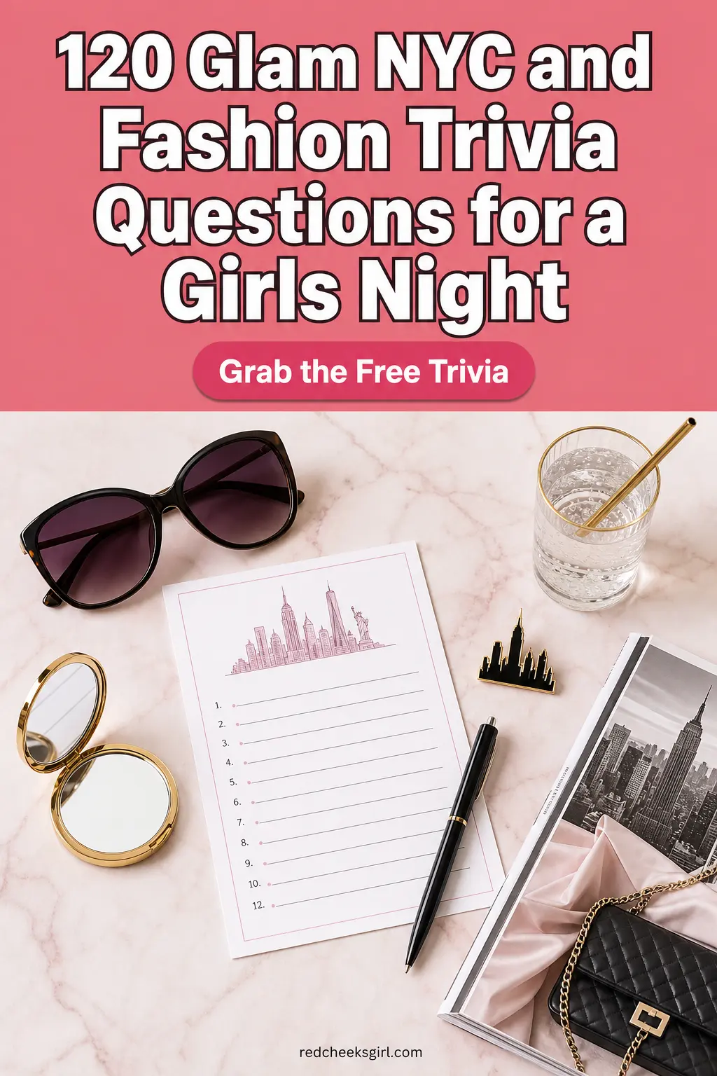 120 Glam NYC and Fashion Trivia Questions for a Girls Night