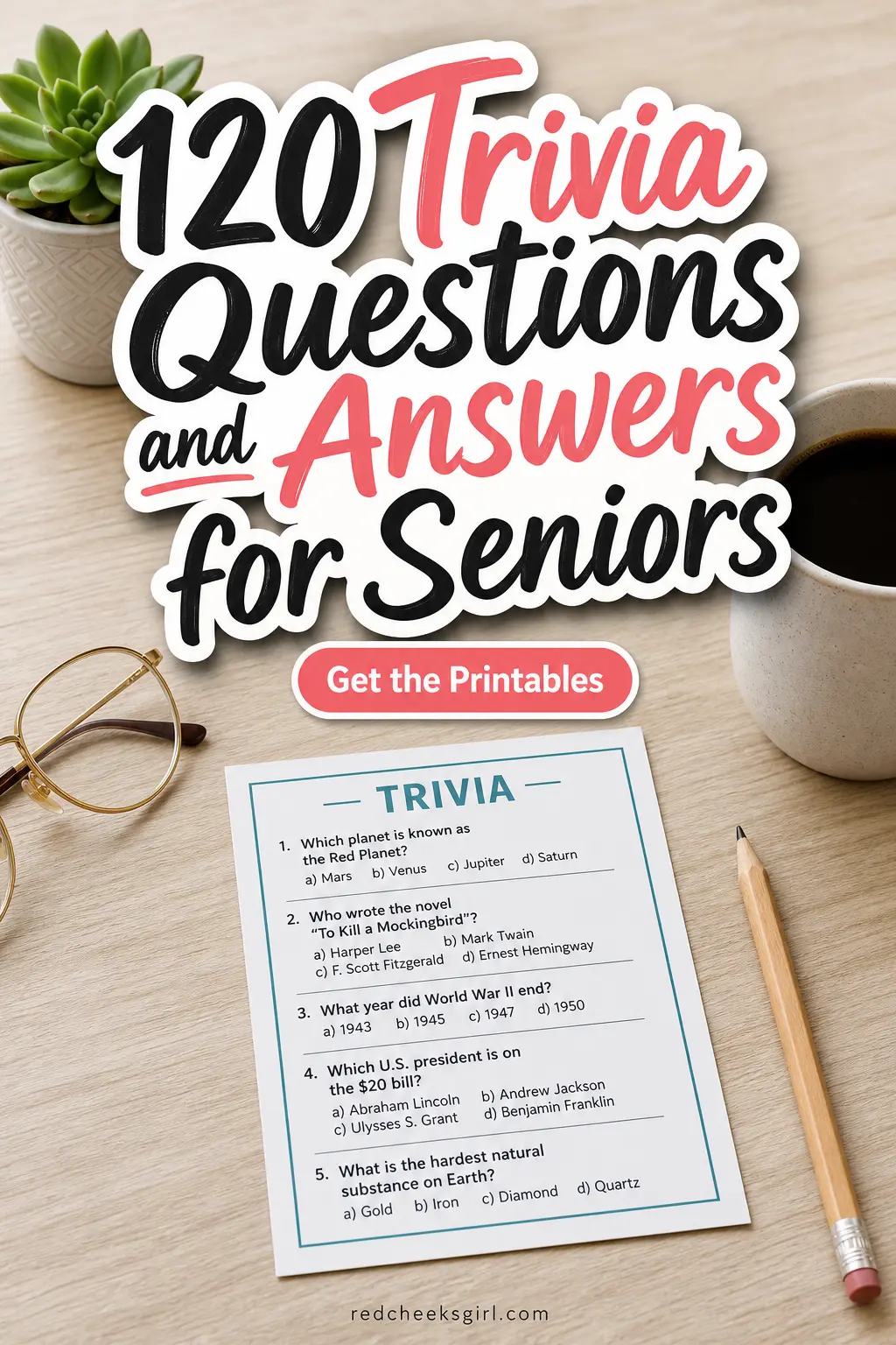 120 Trivia Questions and Answers for Seniors