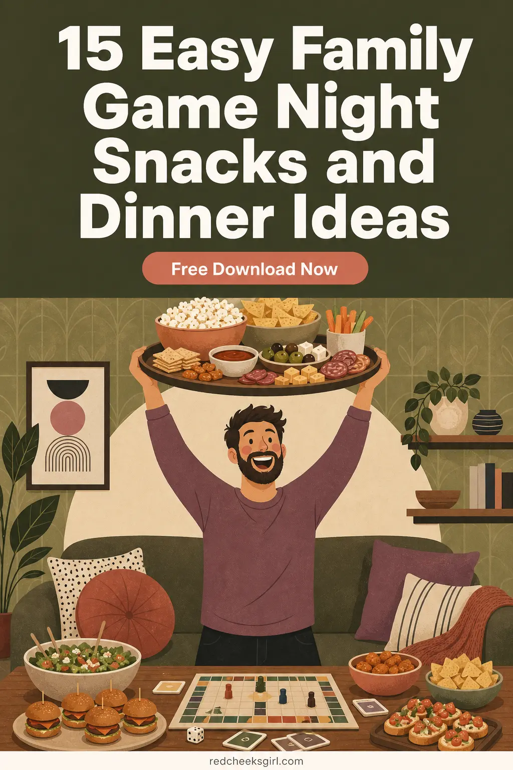 15 Easy Family Game Night Snacks and Dinner Ideas