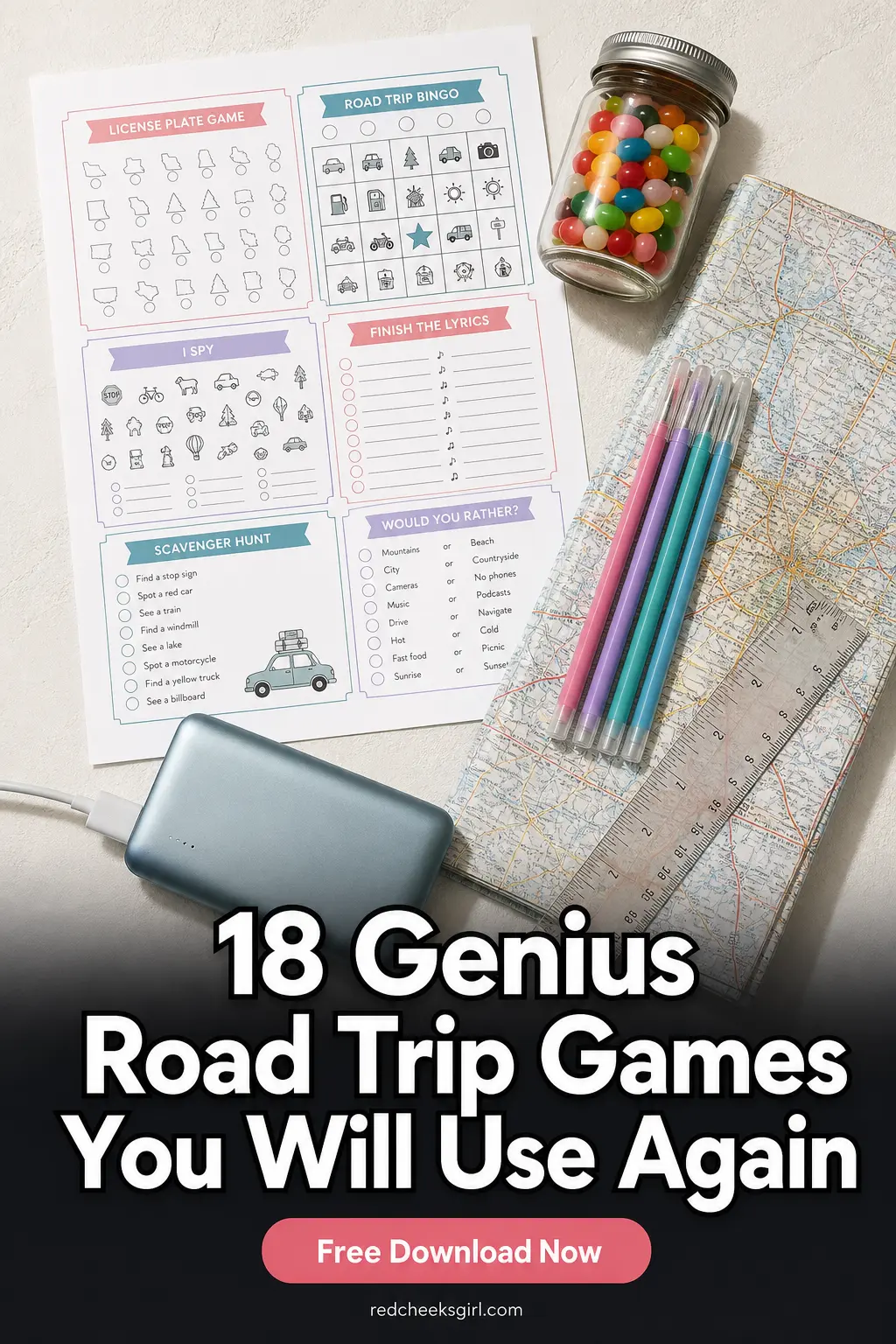 18 Genius Road Trip Games You Will Use Again
