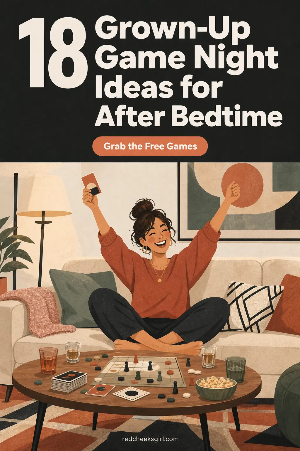 18 Grown-Up Game Night Ideas for After Bedtime