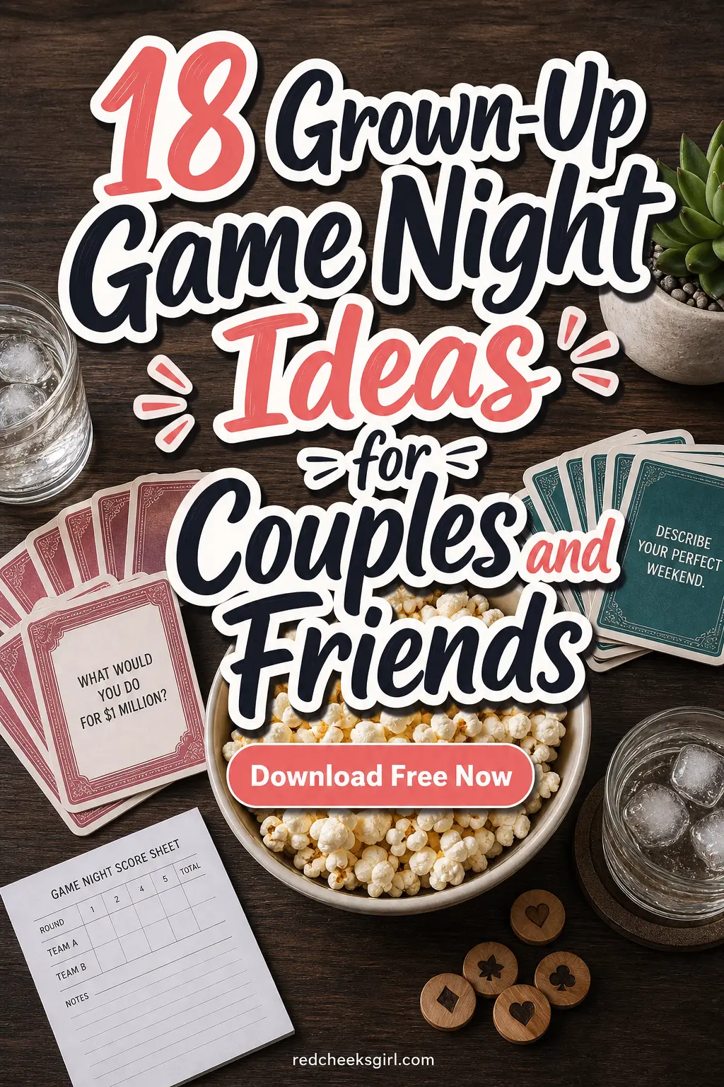 18 Grown-Up Game Night Ideas for Couples and Friends