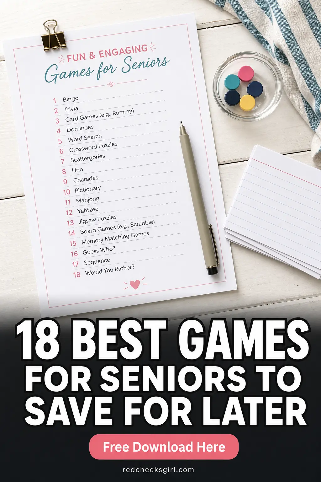 18 Best Games for Seniors to Save for Later