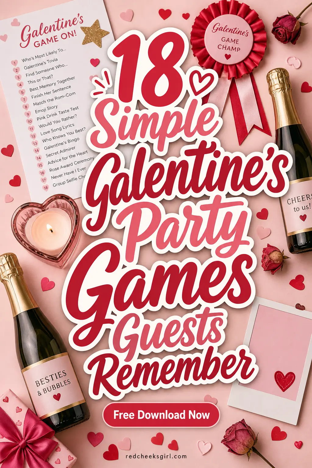18 Simple Galentine's Party Games Guests Remember