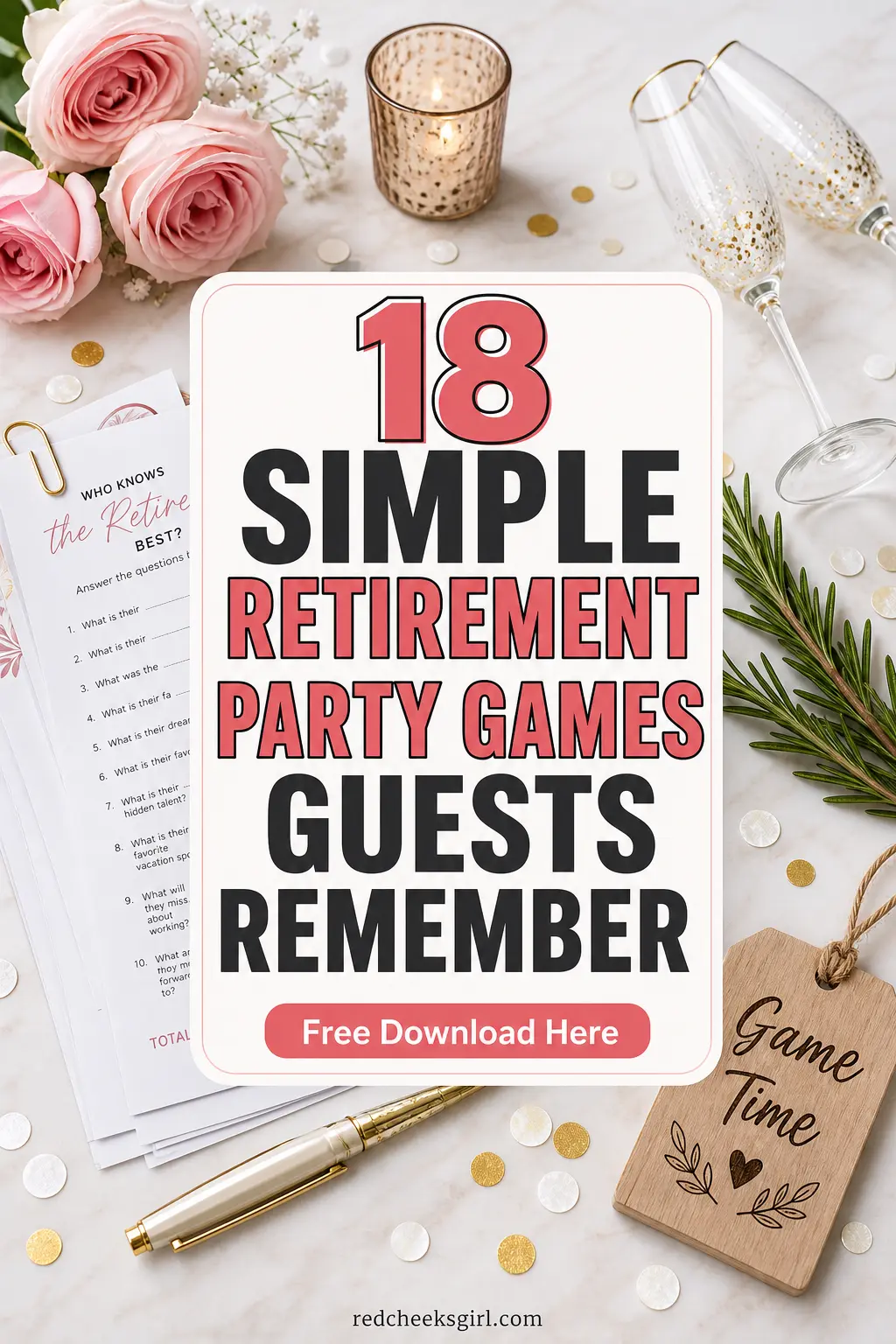 18 Simple Retirement Party Games Guests Remember