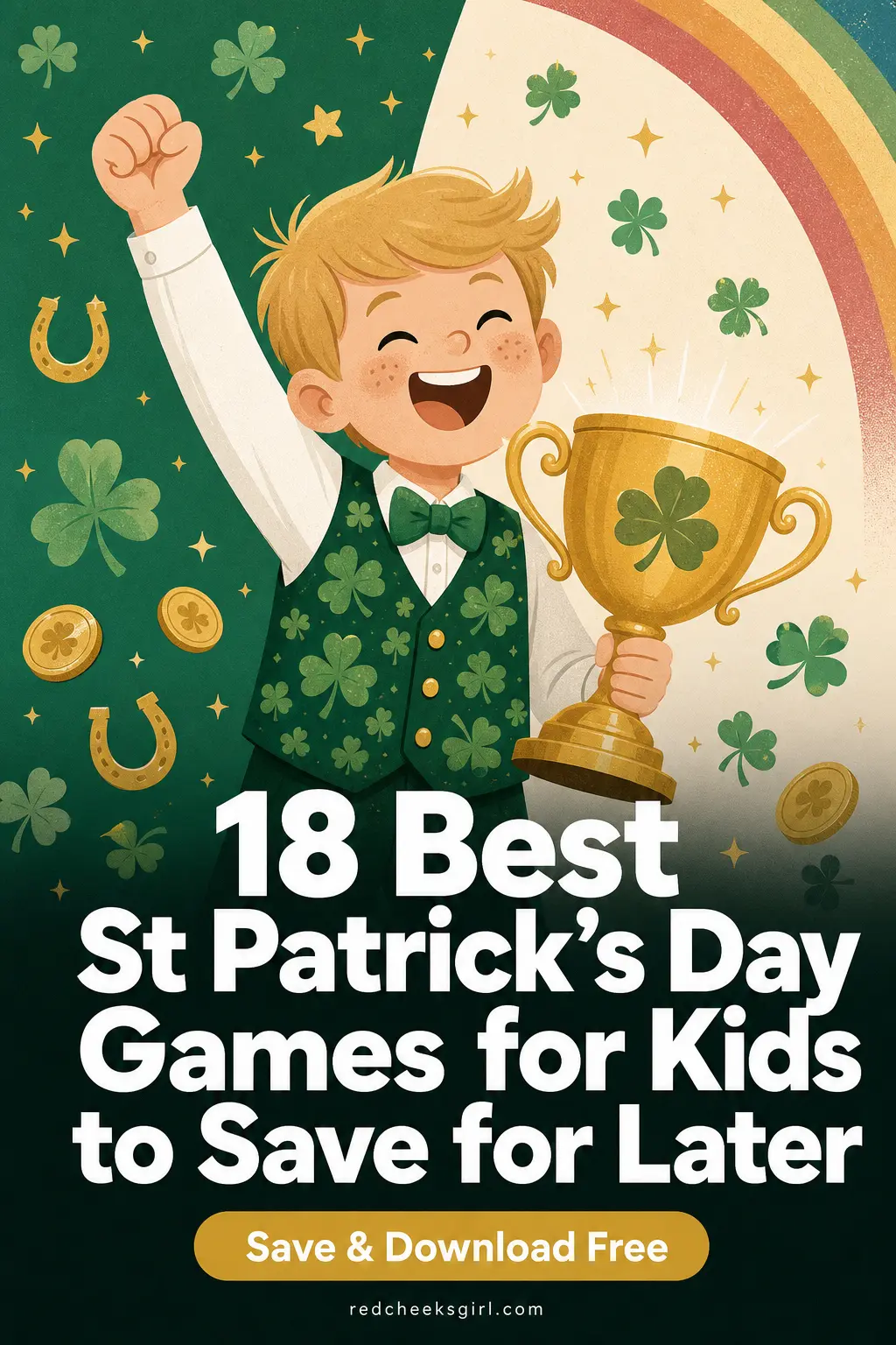 18 Best St Patrick's Day Games for Kids to Save for Later