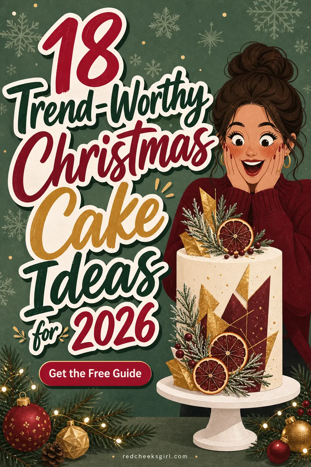 18 Trend-Worthy Christmas Cake Ideas for 2026
