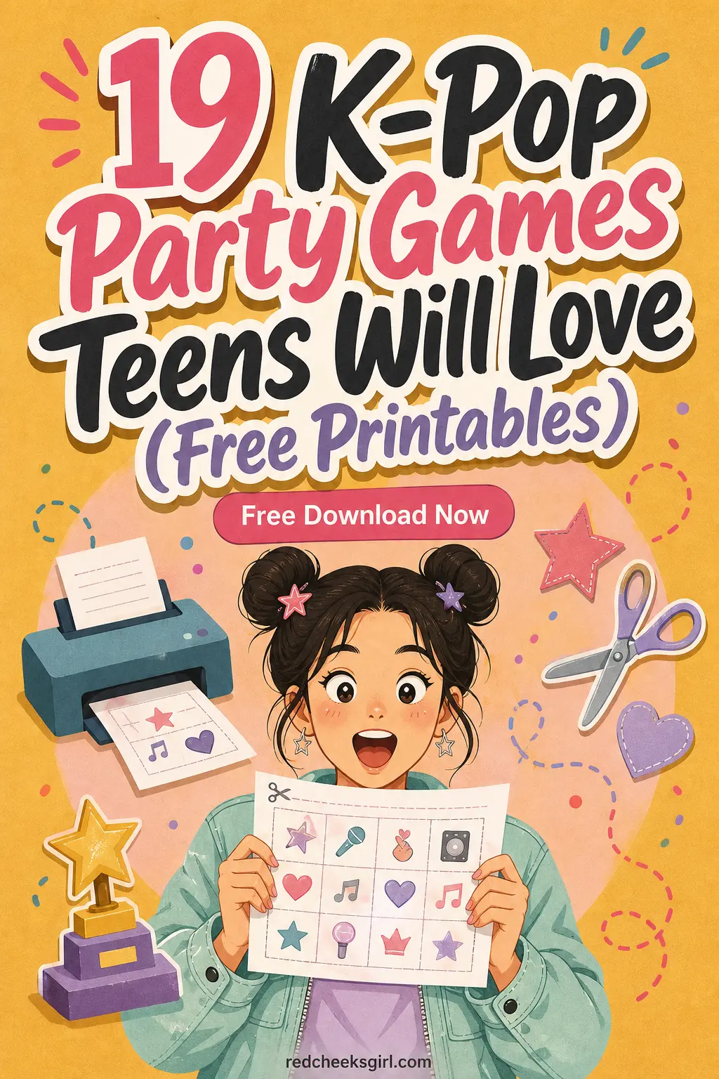19 K-Pop Party Games Teens Will Love (Free Printables)