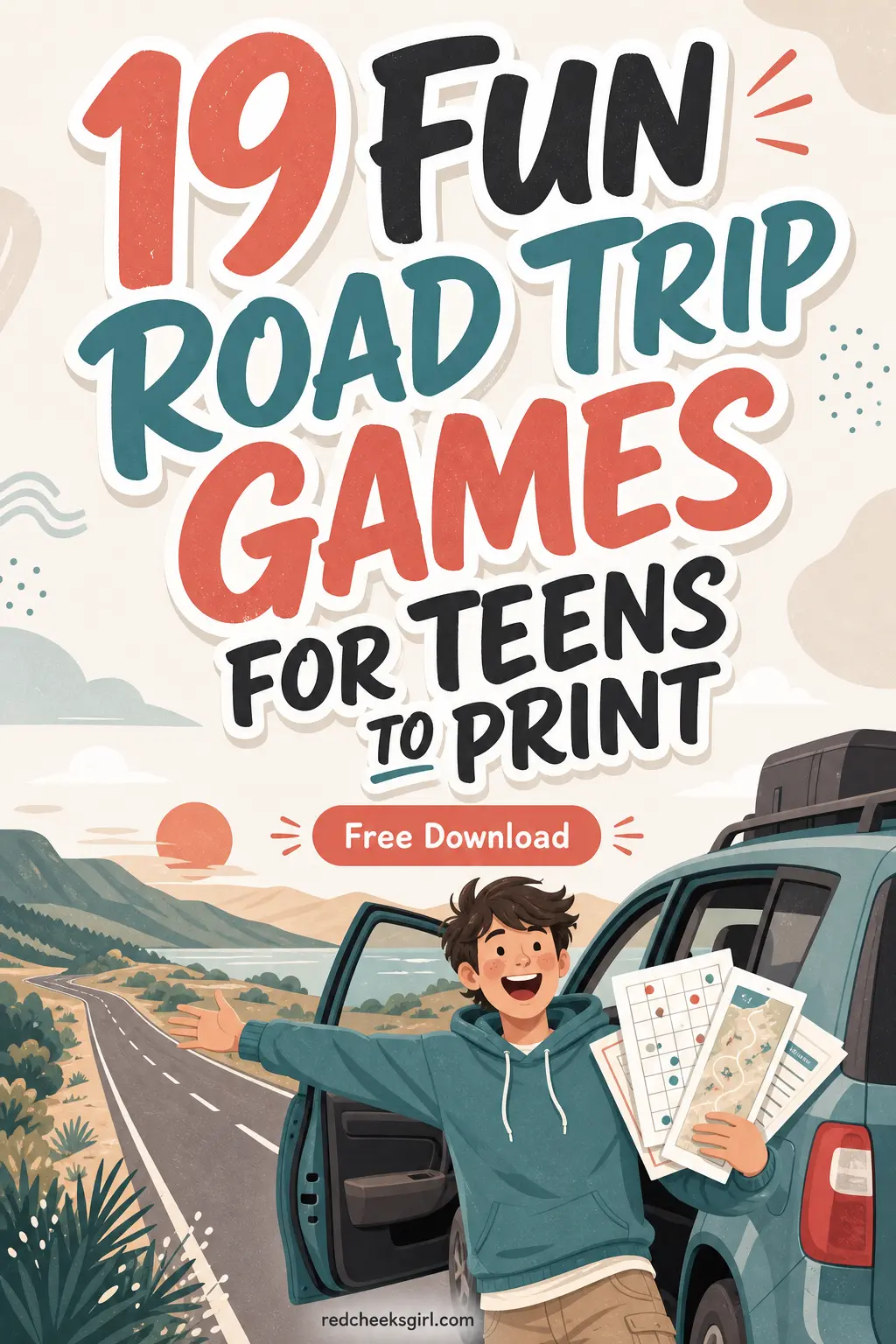 19 Fun Road Trip Games for Teens to Print