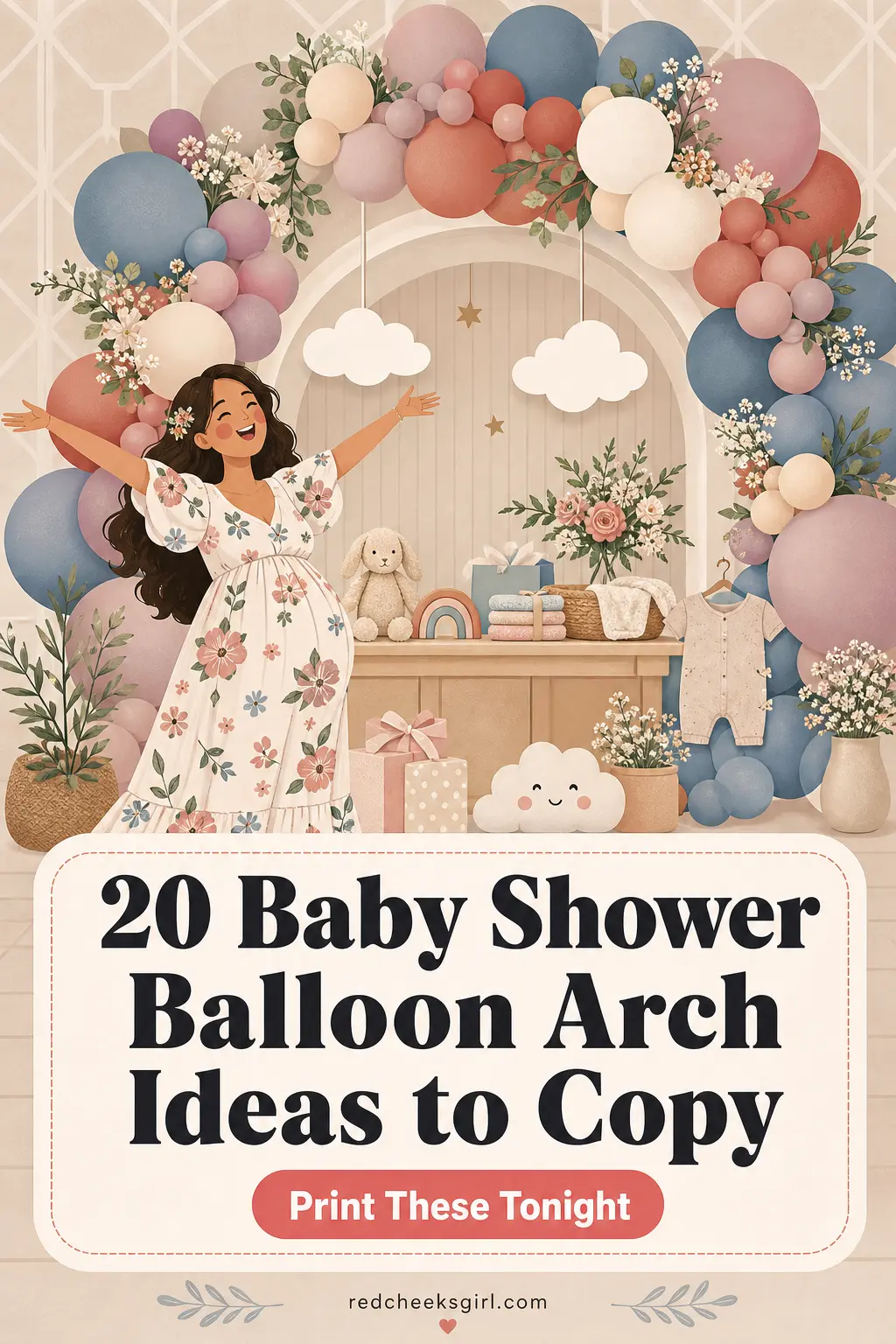 20 Baby Shower Balloon Arch Ideas to Copy