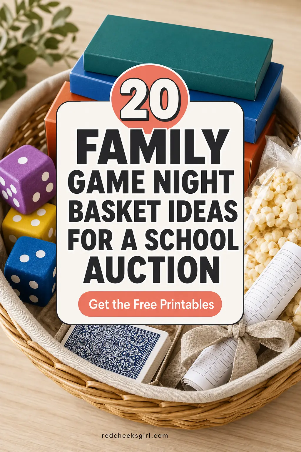 20 Family Game Night Basket Ideas for a School Auction
