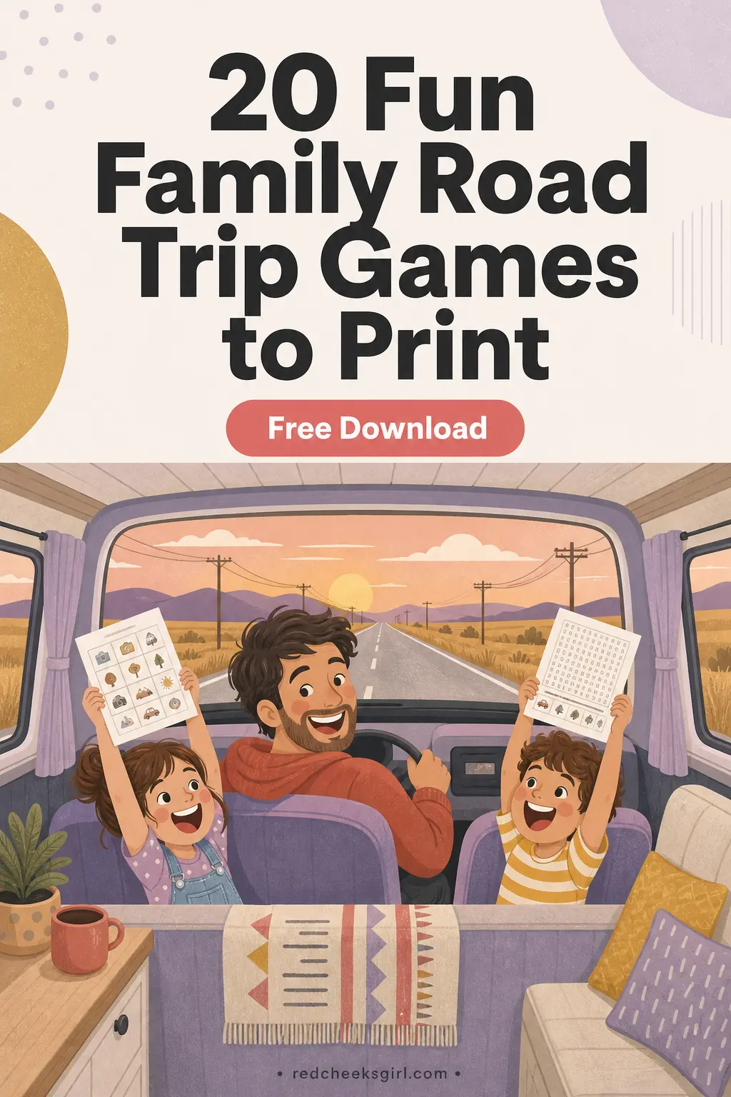 20 Fun Family Road Trip Games to Print