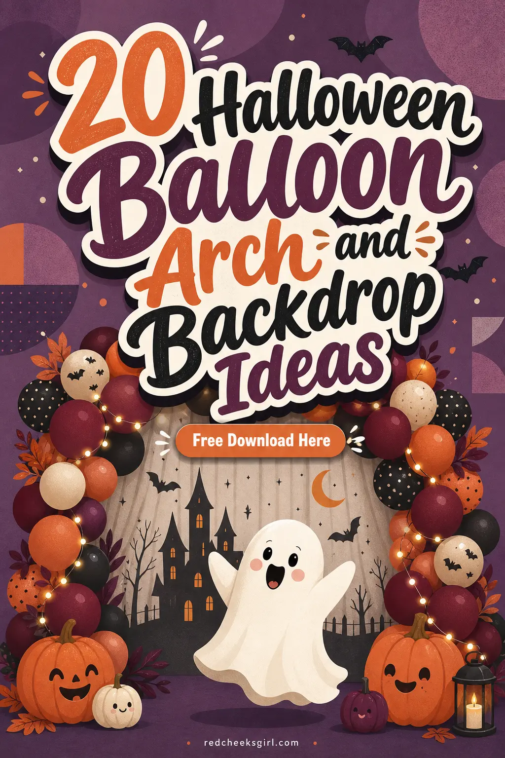20 Halloween Balloon Arch and Backdrop Ideas