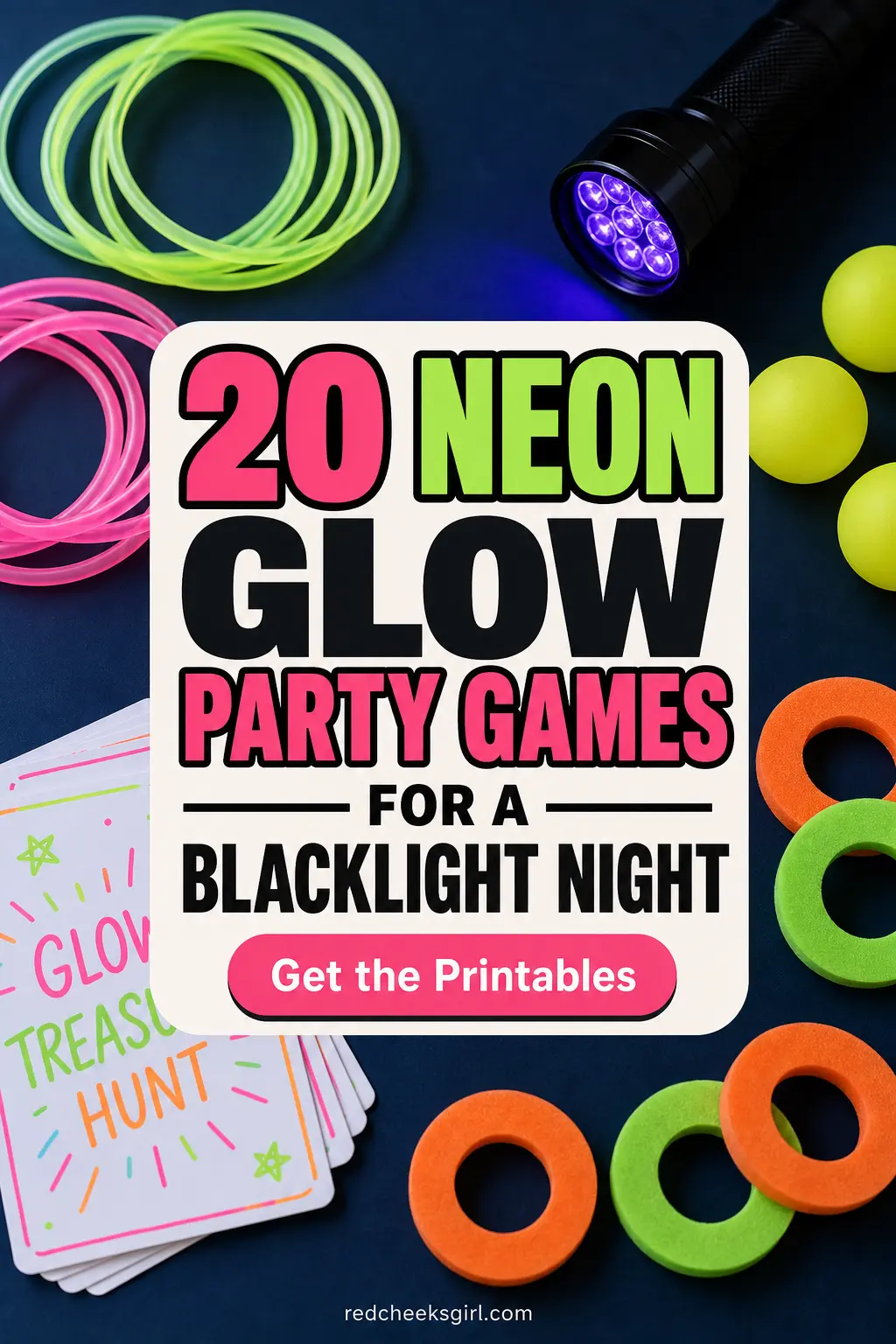 20 Neon Glow Party Games for a Blacklight Night