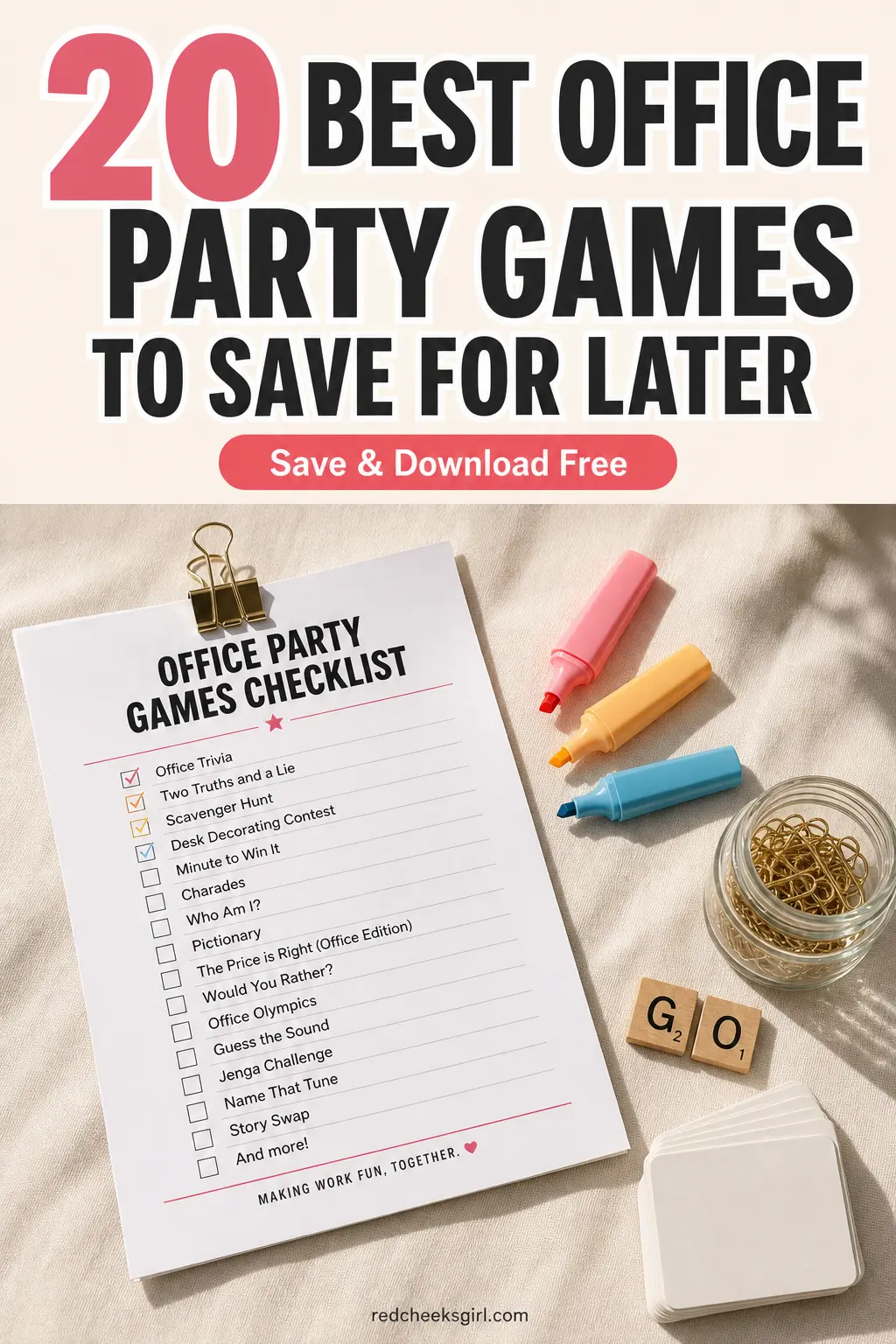 20 Best Office Party Games to Save for Later