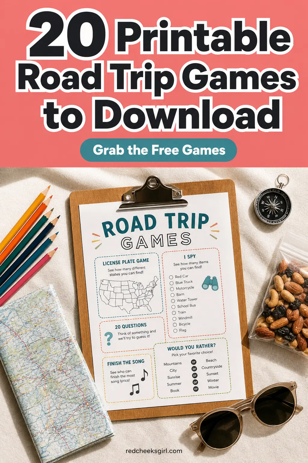 20 Printable Road Trip Games to Download