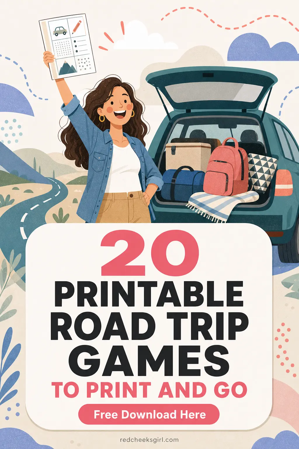 20 Printable Road Trip Games to Print and Go