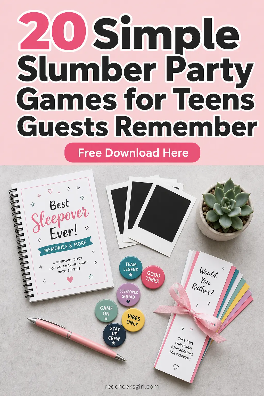 20 Simple Slumber Party Games for Teens Guests Remember