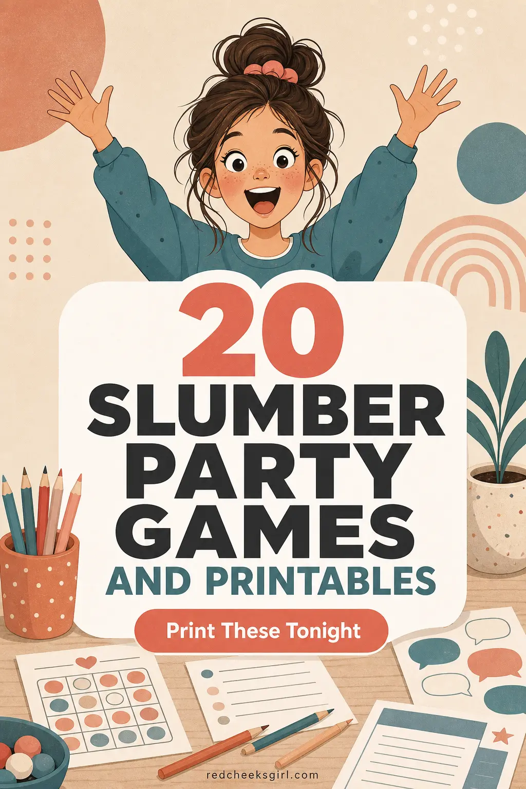 20 Slumber Party Games and Printables