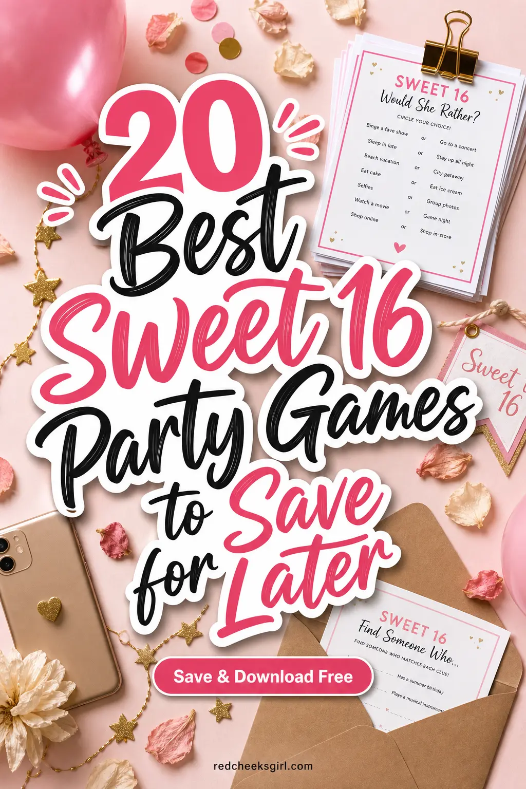 20 Best Sweet 16 Party Games to Save for Later
