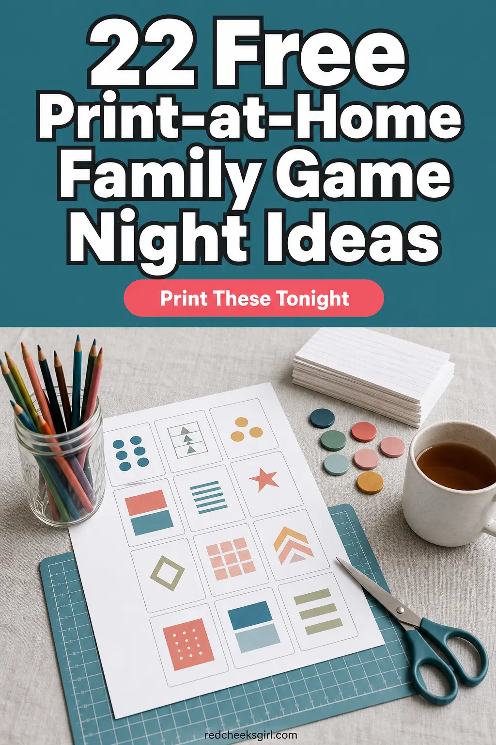 22 Free Print-at-Home Family Game Night Ideas