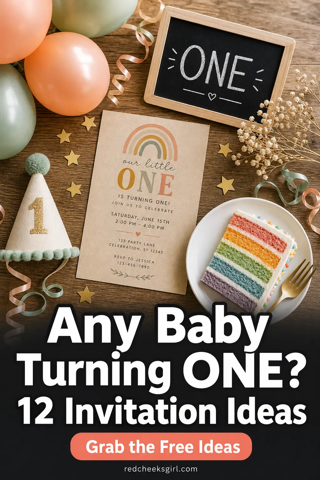 Any Baby Turning ONE? 12 Invitation Ideas