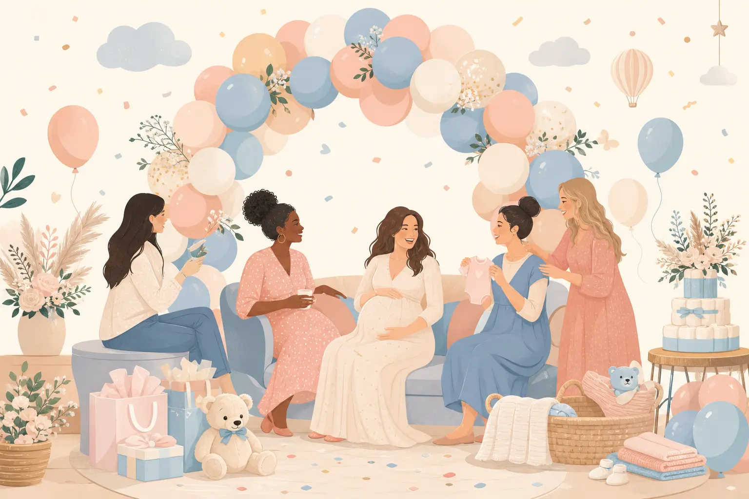 20 Baby Shower Balloon Arch Ideas for a Sweet Backdrop